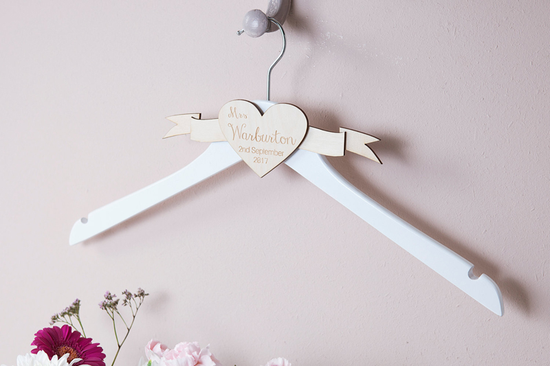 05-Personalised Engraved Wedding Dress Hanger