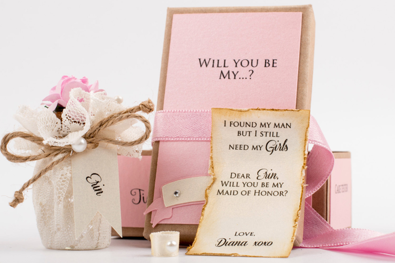29-Will You Be My Bridesmaid Message in a Bottle