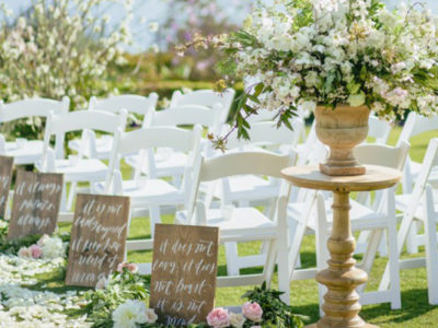 38 Chic and Romantic Ceremony Aisle Markers