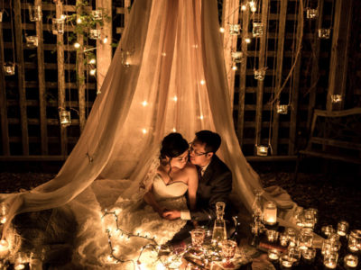 Magical Romantic Candle Light Engagement Session from Kunioo