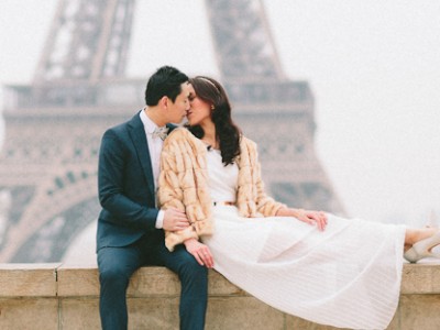 Stylish Paris Engagement from French Grey Photography