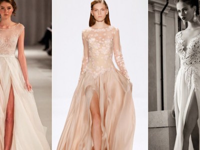 24 Fashion-Forward High Slit Wedding Dresses!