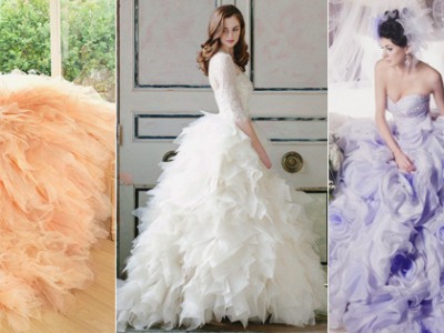 20 Utterly Romantic Ruffled Wedding Dresses You Will Love!