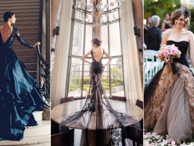 35 Absolutely Beautiful Black Reception Dresses!