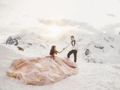 22 Breathtaking  Winter Wedding Photos in the Snow You Have to See!