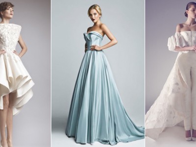 25 Sleek Wedding Dresses that Make a Modern Statement and Oozes Runway Chic!