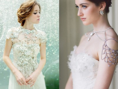 15 Stunning Shoulder Necklace Designs for Goddess Brides!