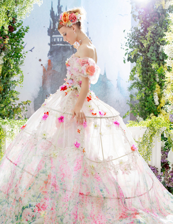 22 Gorgeous Floral Wedding Dresses Blooming with New Details! - Praise ...