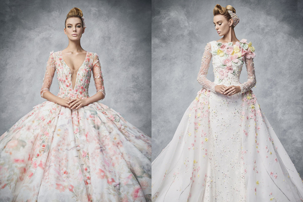 22 Gorgeous Floral Wedding Dresses Blooming with New Details! - Praise ...