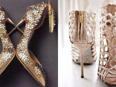 10 Swoon-Worthy Sparkly Bridal Shoes!