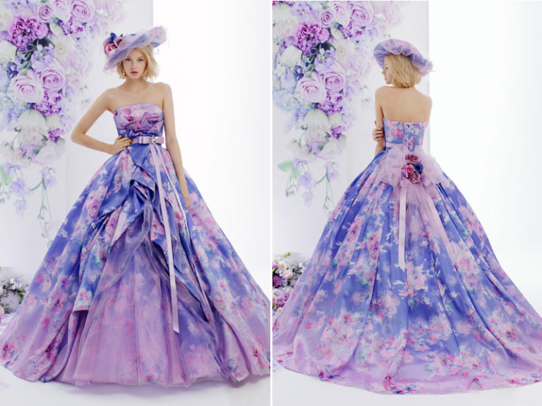 Blooming Trend! 25 Dreamy Wedding Dresses With Romantic Floral Print ...