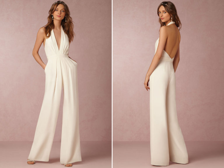 Say No to the Dress? 16 Stylish Modern Bridal Jumpsuits! - Praise Wedding