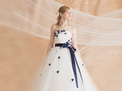 20 Romantic Wedding Dresses Featuring Colorful Embellishments!
