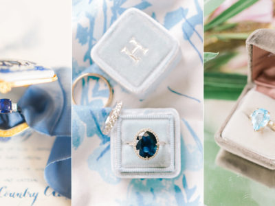 Jaw-Droppingly Beautiful Engagement Rings with Blue-Hued Gemstones!