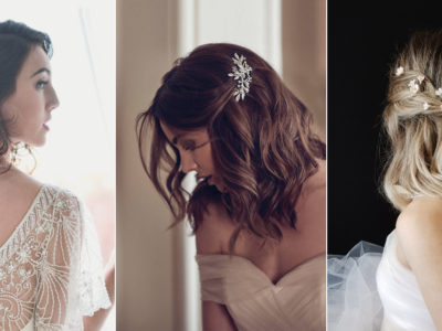 17 Stylish Chic Hair Accessories for Bridal Bob (or Lob)!