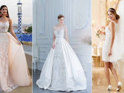 Two Gowns in One! 26 Fashion-Forward Convertible Wedding Dresses You’ll Love