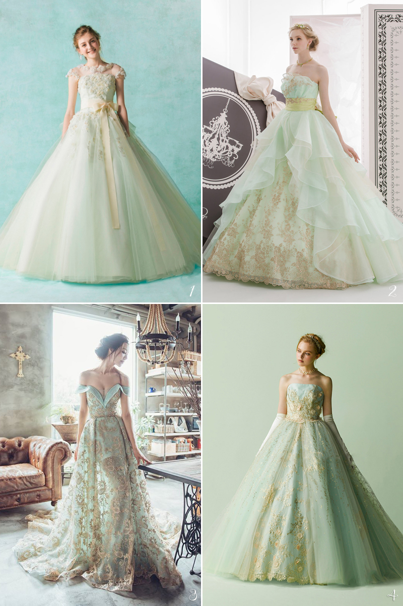 8 Wedding Gowns Featuring Romantic Spring Color Combos   Praise ...
