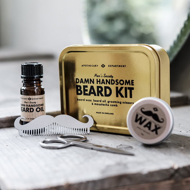 09-Men's Society Beard Grooming Kit