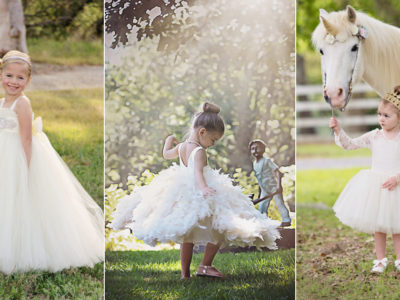 15 Classic White Flower Girl Dresses For Every Type of Wedding!