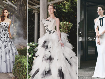 The Edgy Elegance Trend! 25 High Contrast Black & White Wedding Dresses!