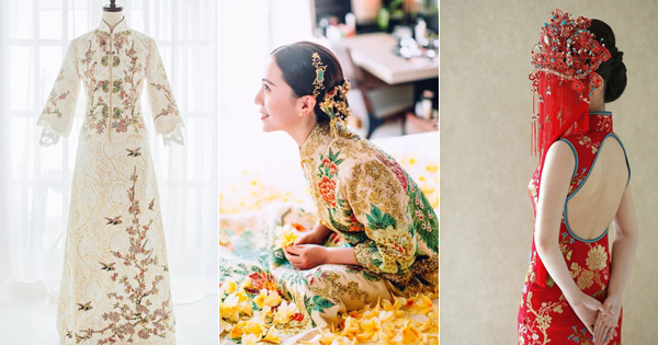 18 Beautiful Traditional Chinese Wedding Gowns With A