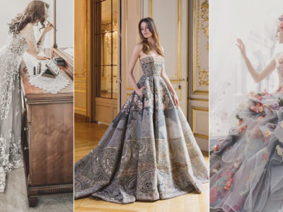 22 Effortlessly Dreamy Grey Wedding Dresses For the Romantic Bride!