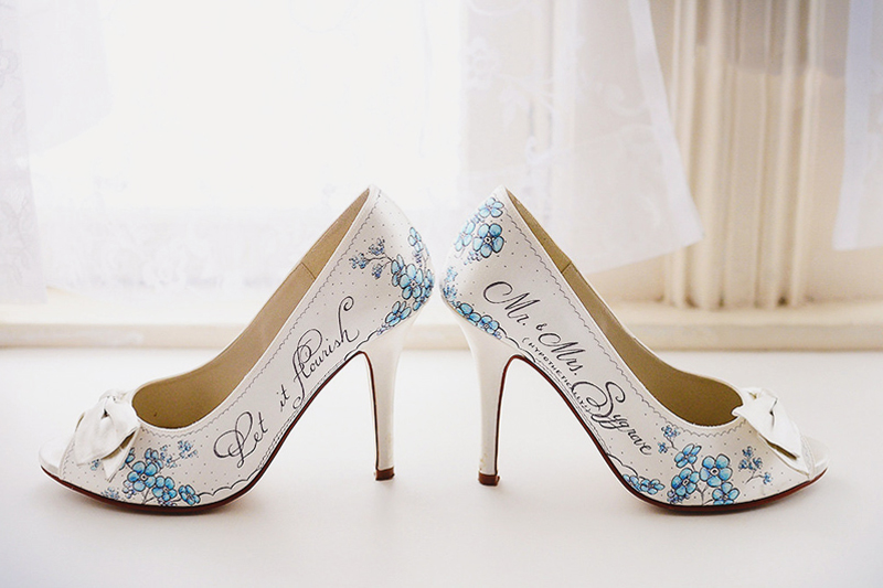 custom made bridal shoes
