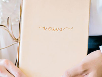 Leather Vow Book