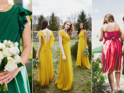 Pop of Color! 18 Bright and Fun Hues For Bridesmaid Dresses!