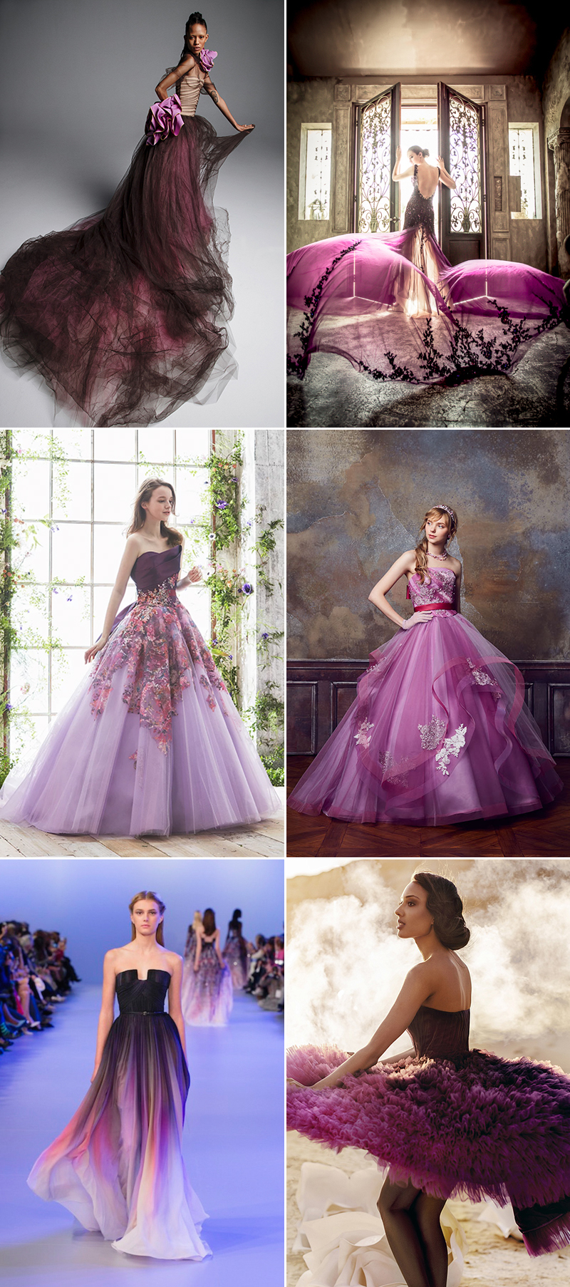 30 Beautiful Purple Wedding Gowns For ...