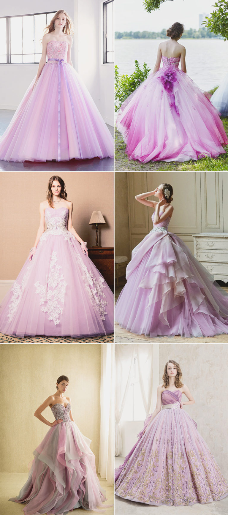 30 Beautiful Purple Wedding Gowns For Modern Romantic Brides - Praise ...