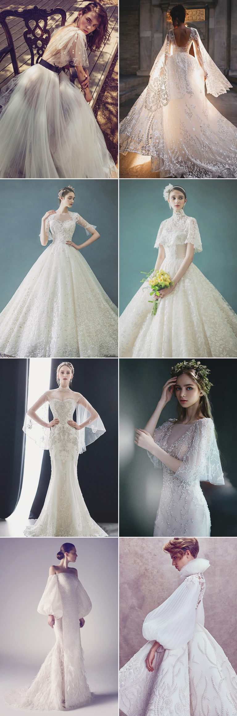 34 Beautiful Wedding Dresses with Sleeves For Winter Brides! - Praise ...