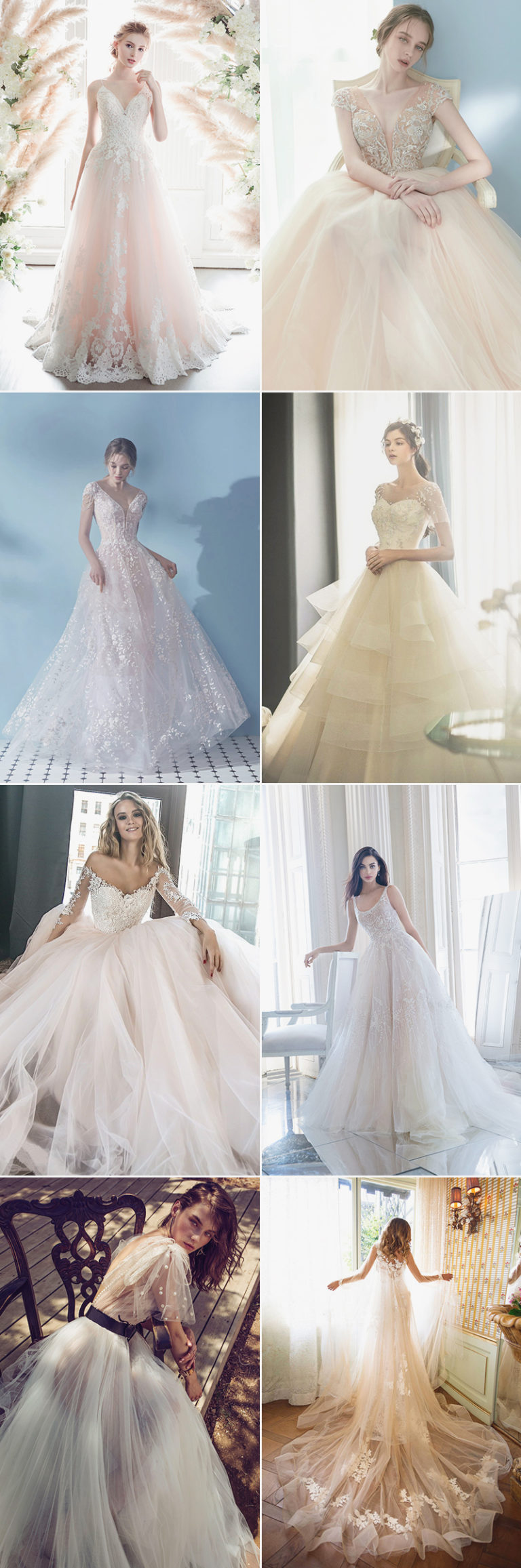 22 Airy Lightweight Wedding Dresses For Ethereal Brides! - Praise Wedding