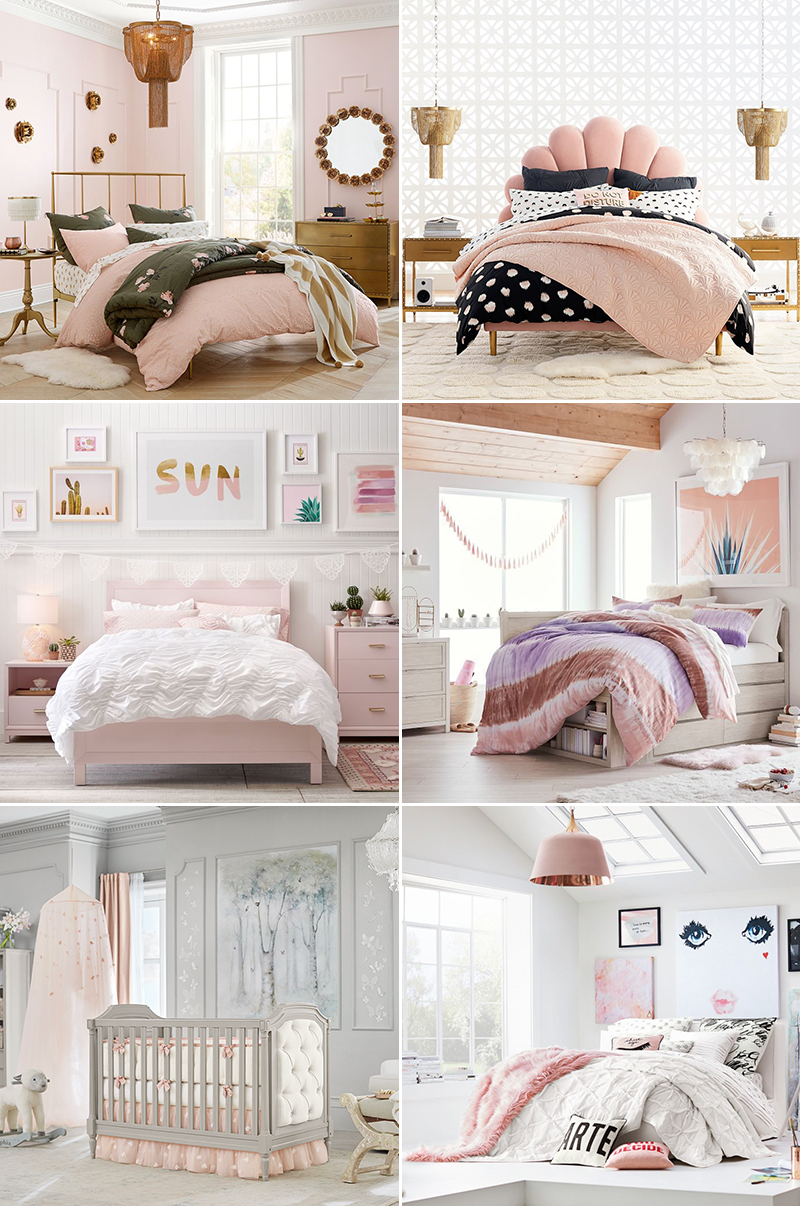 home decor interior design trends 2019 - blush pink bedroom
