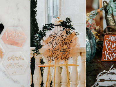 30 Beautiful Wedding Calligraphy Details We Love! Creative Items to Hand-Letter for Your Wedding