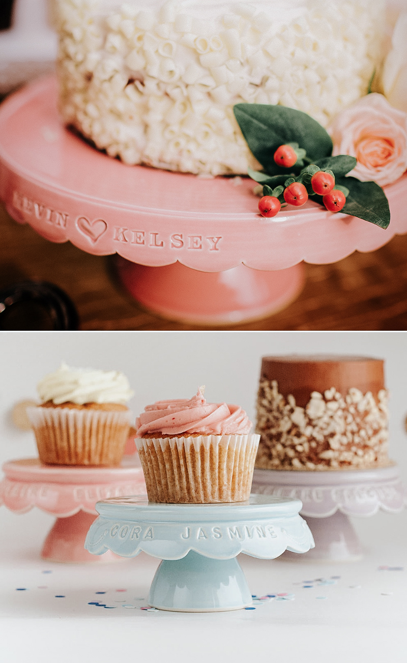 Personalized Cake Stand