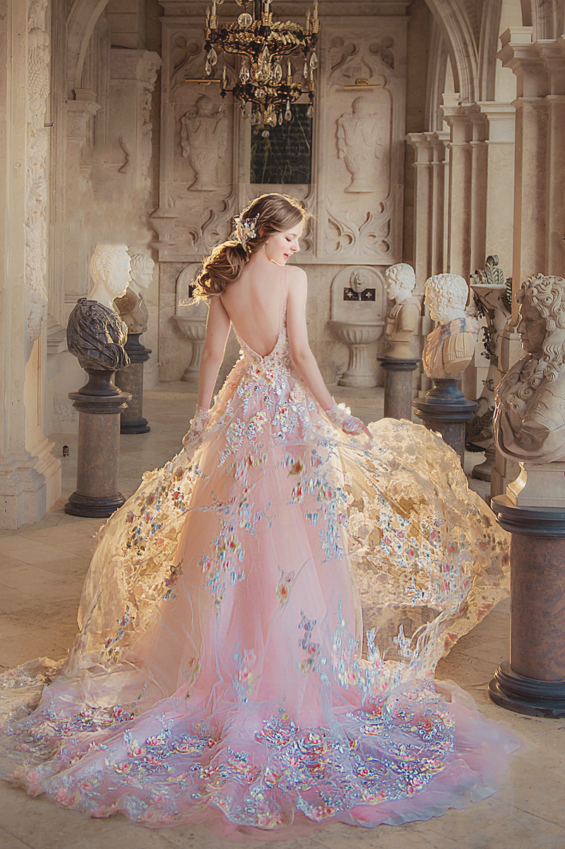 Fairy tale fashion wedding dress