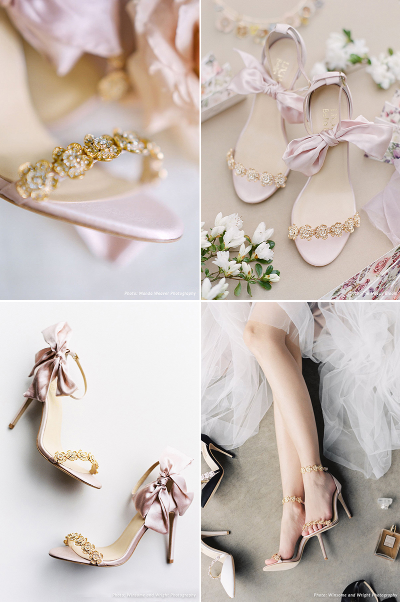classic wedding bridal shoes