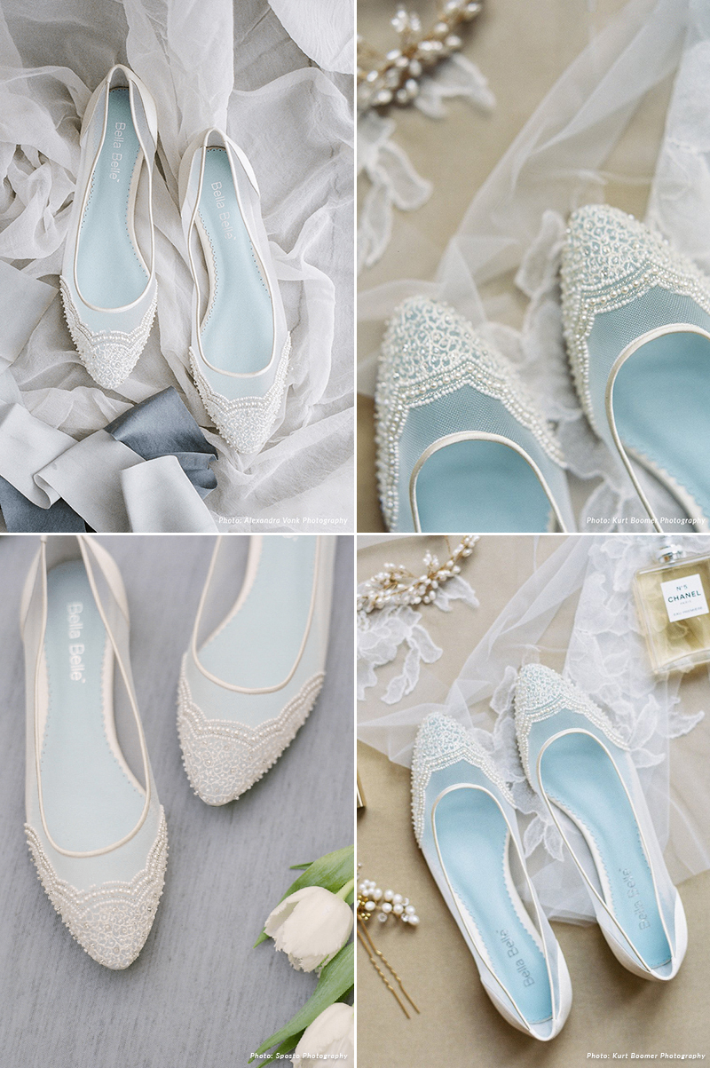 classic wedding bridal shoes