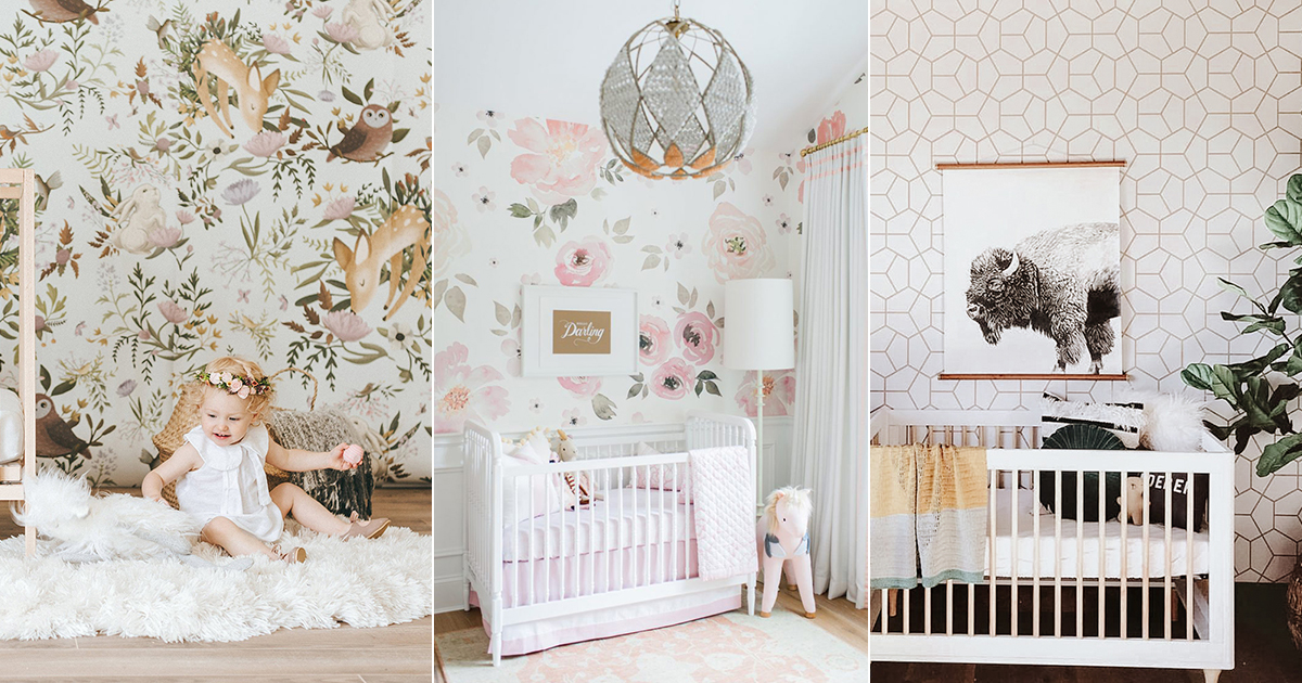 10 Modern Nursery Wallpaper Ideas That Create Stylish Baby Rooms Even  Adults Would Love - Praise Wedding