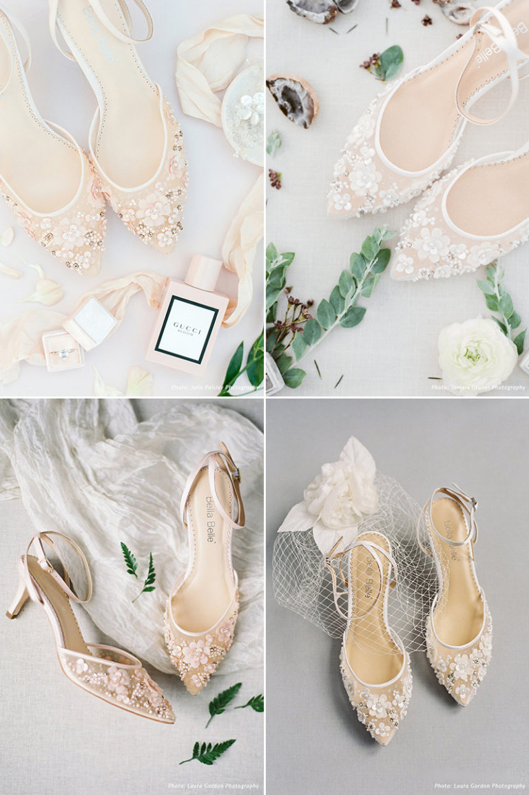 12 Romantic Flower-Inspired Wedding Shoes For Your Secret Garden ...