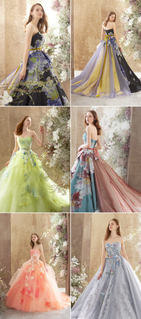 23 Princess-Worthy Japanese Colored Wedding Dresses - Praise Wedding