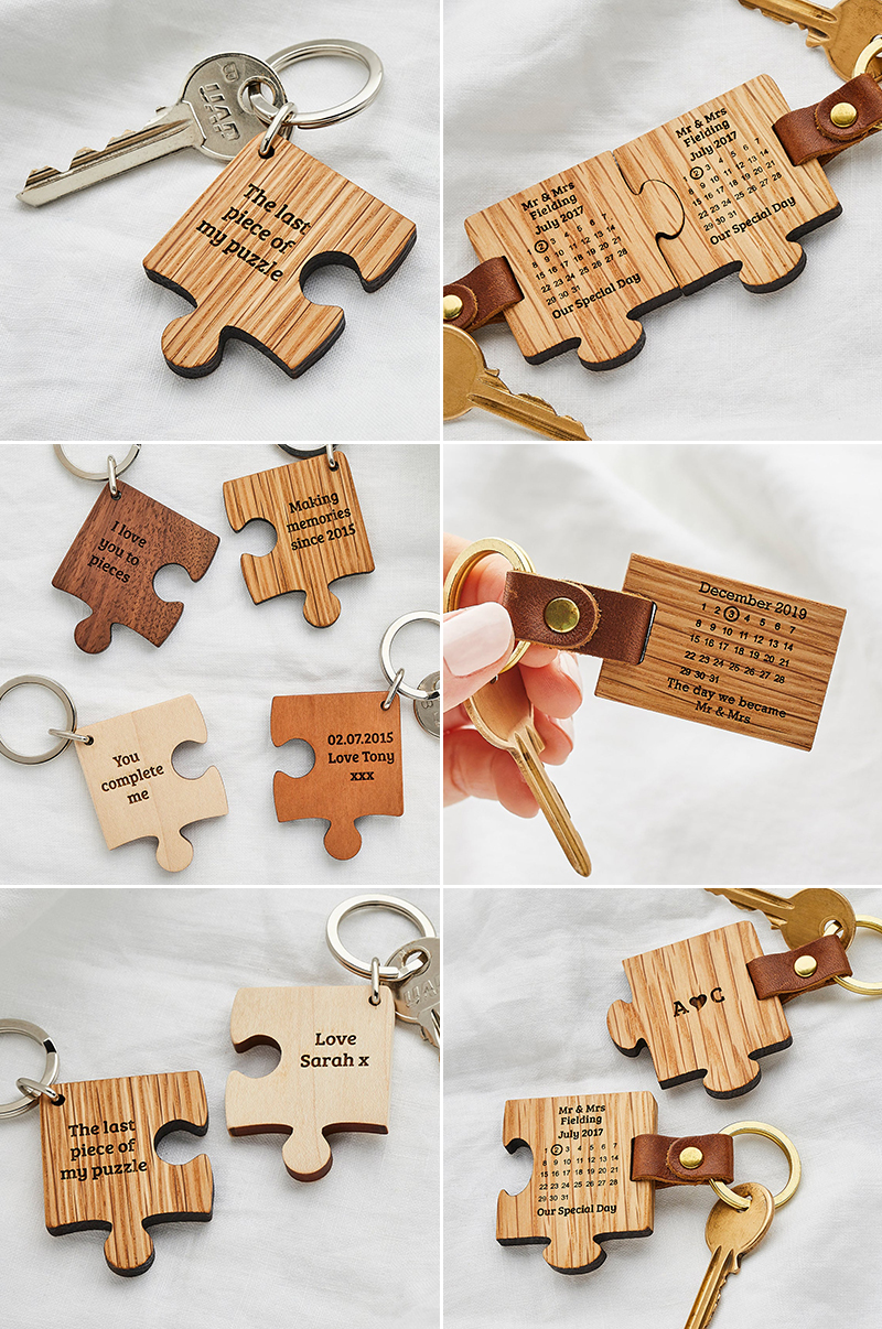 wedding gift idea wood puzzle