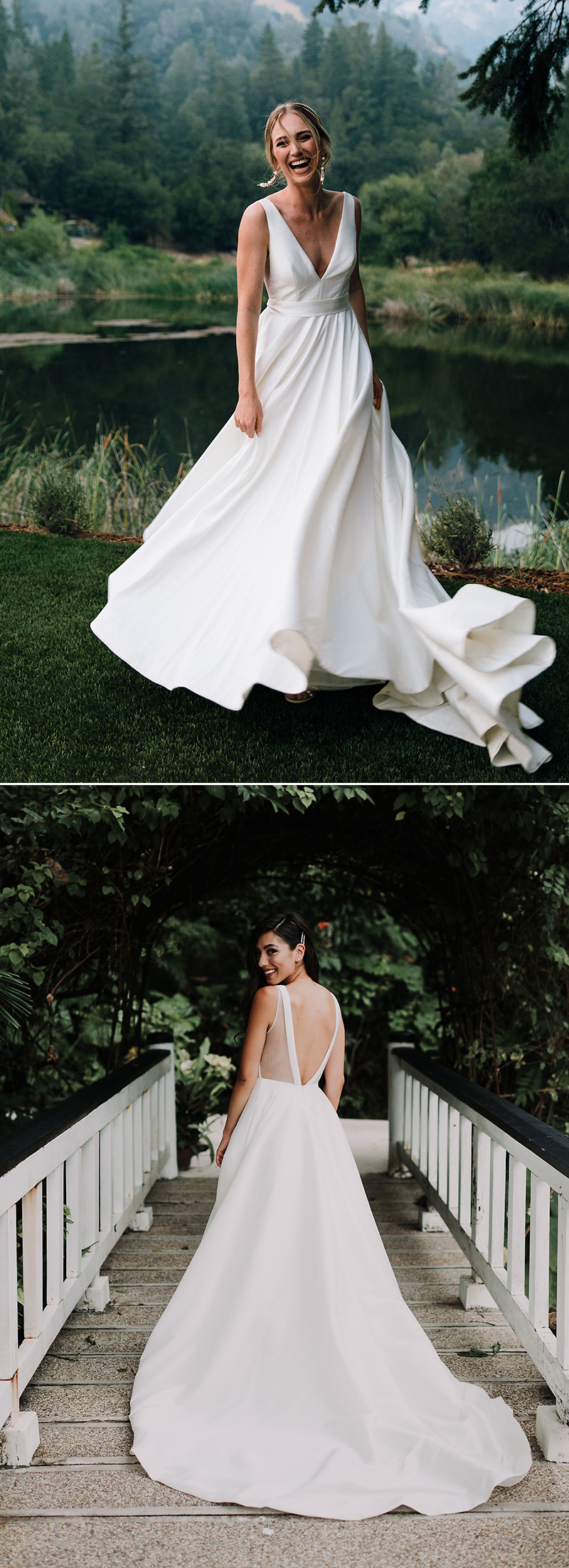 Risque Wedding Dresses with Pockets