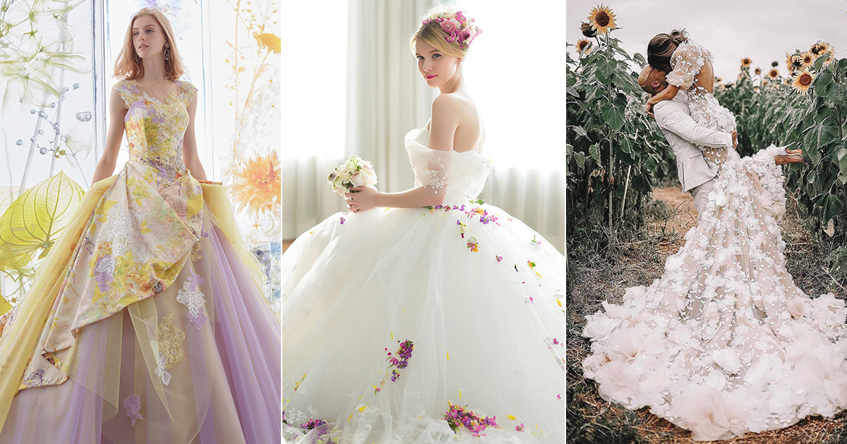 16 Beautiful Wedding Dresses To Lighten Up The Mood With Joy and Hope ...