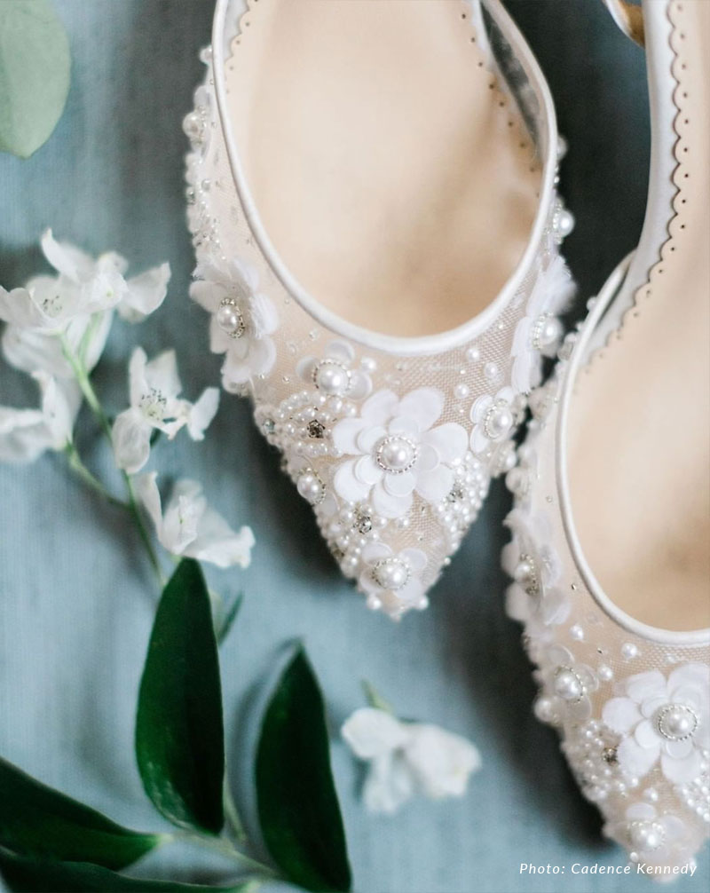 romantic wedding shoes