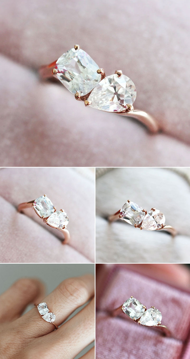 Two Stone Diamond Rings