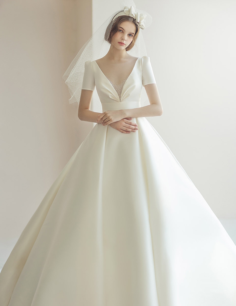 Update 147+ simple elegant wedding gown best