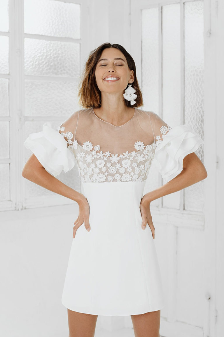 14 Short Wedding Dresses and Little White Dresses For Your Intimate ...