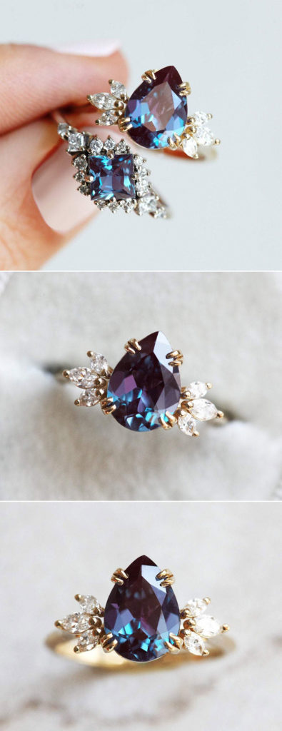 Something Blue Engagement Rings! 13 Most Beautiful Blue-Hued Gemstone ...